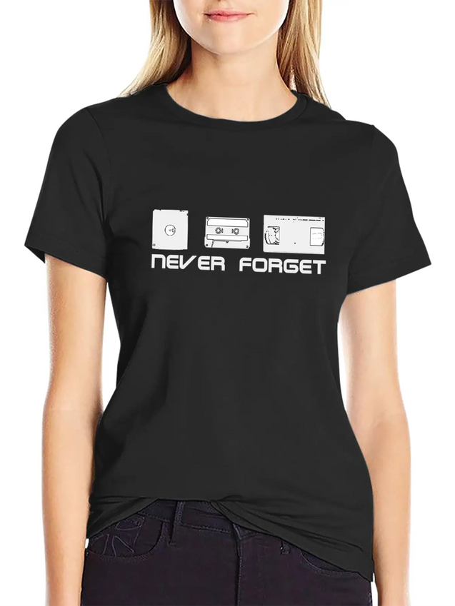 Never Forget Lightweight Cotton T-Shirt – Daily Comfort Graphic Shirt