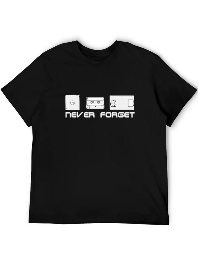 Never Forget Lightweight Cotton T-Shirt – Daily Comfort Graphic Shirt