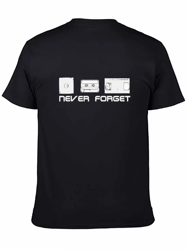 Never Forget Lightweight Cotton T-Shirt – Daily Comfort Graphic Shirt