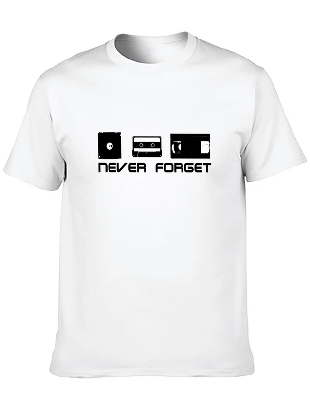 Never Forget Lightweight Cotton T-Shirt – Daily Comfort Graphic Shirt