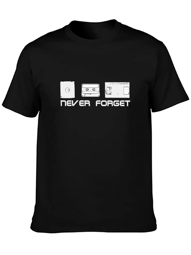 Never Forget Lightweight Cotton T-Shirt – Daily Comfort Graphic Shirt