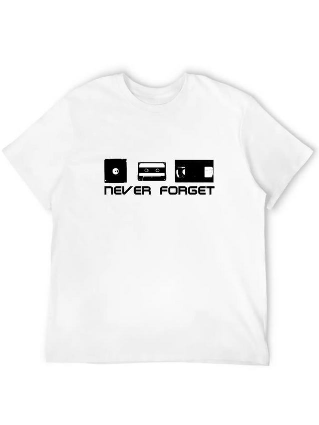 Never Forget Lightweight Cotton T-Shirt – Daily Comfort Graphic Shirt