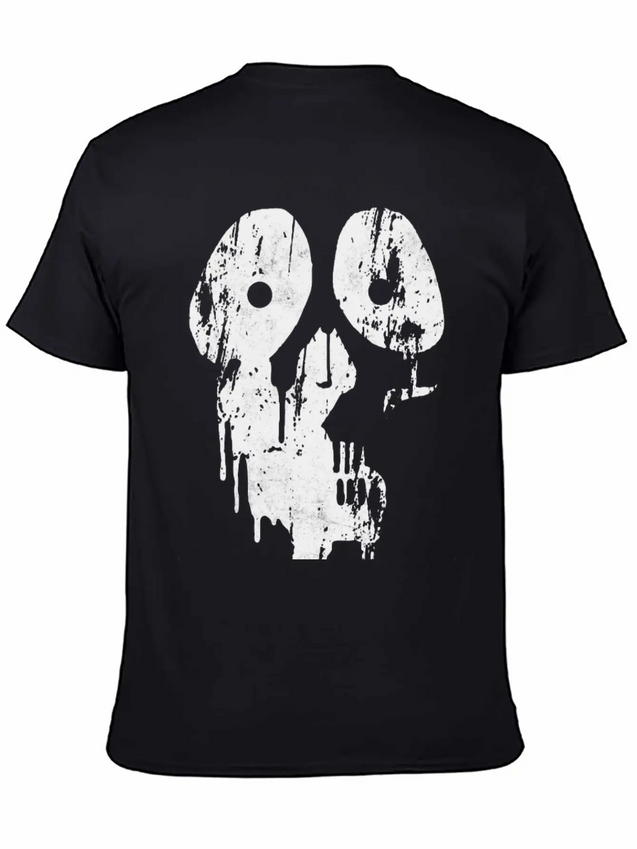New Design Paint Grunge Skull Best Seller Lightweight Cotton T-Shirt – Daily Comfort Graphic Shirt