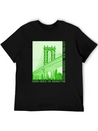 New York City NYC DUMBO Brooklyn Manhattan Bridge Lightweight Cotton T-Shirt – Daily Comfort Graphic Shirt