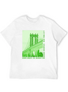 New York City NYC DUMBO Brooklyn Manhattan Bridge Lightweight Cotton T-Shirt – Daily Comfort Graphic Shirt