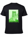 New York City NYC DUMBO Brooklyn Manhattan Bridge Lightweight Cotton T-Shirt – Daily Comfort Graphic Shirt