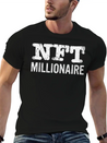 NFT Millionaire Crypto NFT Humor Lightweight Cotton T-Shirt – Daily Comfort Graphic Shirt