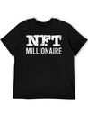 NFT Millionaire Crypto NFT Humor Lightweight Cotton T-Shirt – Daily Comfort Graphic Shirt
