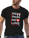 No Pain No Love For A Broken Heart Lightweight Cotton T-Shirt – Daily Comfort Graphic Shirt