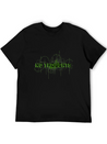 No Thoughts - Digital Glitch Art Typography Lightweight Cotton T-Shirt – Daily Comfort Graphic Shirt