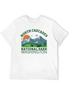 North Cascades National Park Lightweight Cotton T-Shirt – Daily Comfort Graphic Shirt