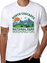 North Cascades National Park Lightweight Cotton T-Shirt – Daily Comfort Graphic Shirt