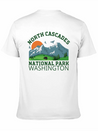 North Cascades National Park Lightweight Cotton T-Shirt – Daily Comfort Graphic Shirt