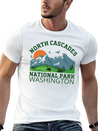 North Cascades National Park Lightweight Cotton T-Shirt – Daily Comfort Graphic Shirt