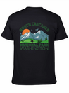 North Cascades National Park Lightweight Cotton T-Shirt – Daily Comfort Graphic Shirt
