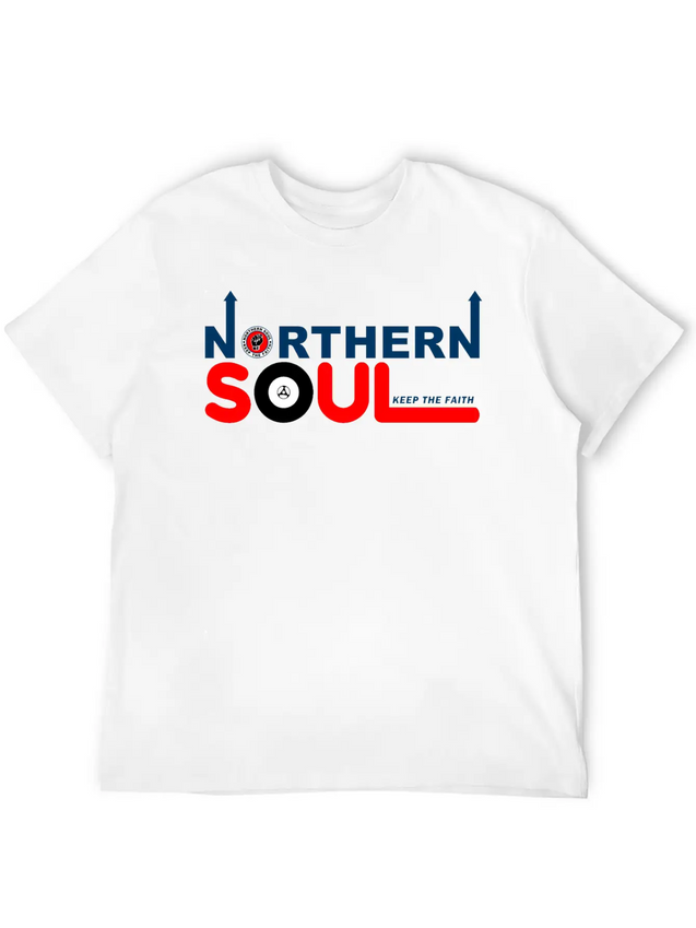 Northern Soul - Keep The Faith Lightweight Cotton T-Shirt – Daily Comfort Graphic Shirt