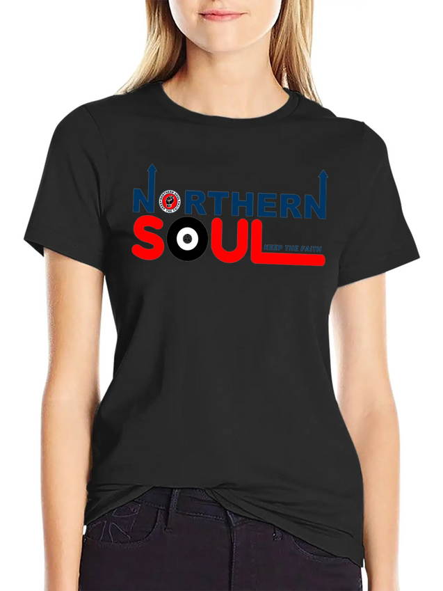 Northern Soul - Keep The Faith Lightweight Cotton T-Shirt – Daily Comfort Graphic Shirt