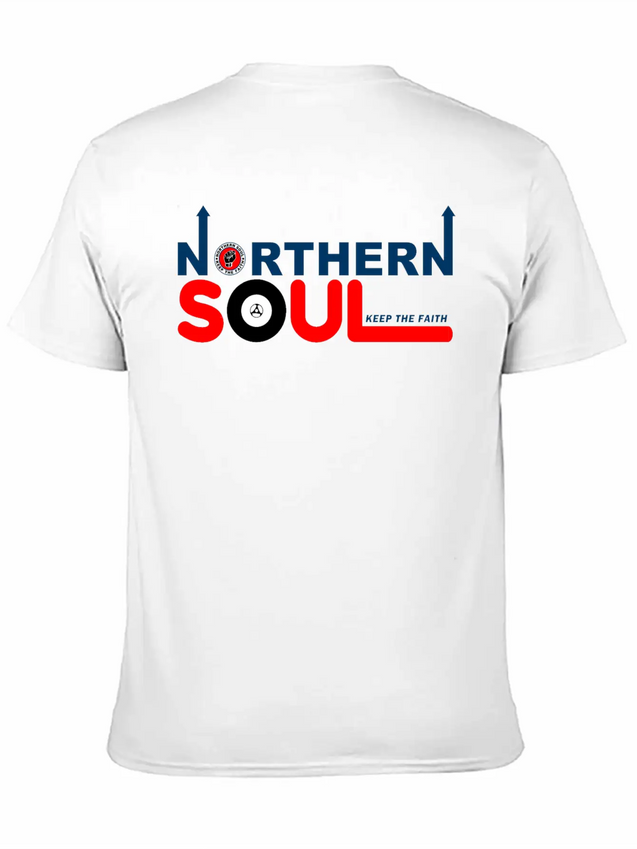 Northern Soul - Keep The Faith Lightweight Cotton T-Shirt – Daily Comfort Graphic Shirt
