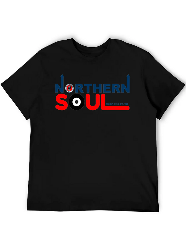 Northern Soul - Keep The Faith Lightweight Cotton T-Shirt – Daily Comfort Graphic Shirt
