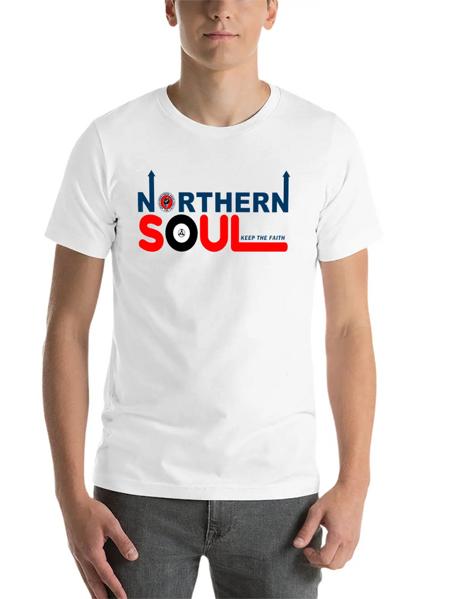 Northern Soul - Keep The Faith Lightweight Cotton T-Shirt – Daily Comfort Graphic Shirt
