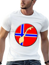 Norway Flag Map Lightweight Cotton T-Shirt – Daily Comfort Graphic Shirt