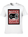 NOTICE Property Of Pro Gamer Lightweight Cotton T-Shirt – Daily Comfort Graphic Shirt