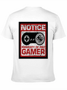 NOTICE Property Of Pro Gamer Lightweight Cotton T-Shirt – Daily Comfort Graphic Shirt
