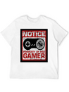NOTICE Property Of Pro Gamer Lightweight Cotton T-Shirt – Daily Comfort Graphic Shirt