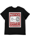 NOTICE Property Of Pro Gamer Lightweight Cotton T-Shirt – Daily Comfort Graphic Shirt