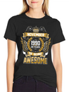 November 1990 28 Years Of Being Awesome Lightweight Cotton T-Shirt – Daily Comfort Graphic Shirt