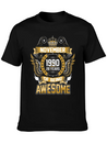 November 1990 28 Years Of Being Awesome Lightweight Cotton T-Shirt – Daily Comfort Graphic Shirt