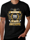 November 1990 28 Years Of Being Awesome Lightweight Cotton T-Shirt – Daily Comfort Graphic Shirt