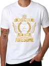 November 1990 28 Years Of Being Awesome Lightweight Cotton T-Shirt – Daily Comfort Graphic Shirt