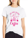 Nurse Educator Coffee Nursing Coffee Addict Lightweight Cotton T-Shirt – Daily Comfort Graphic Shirt