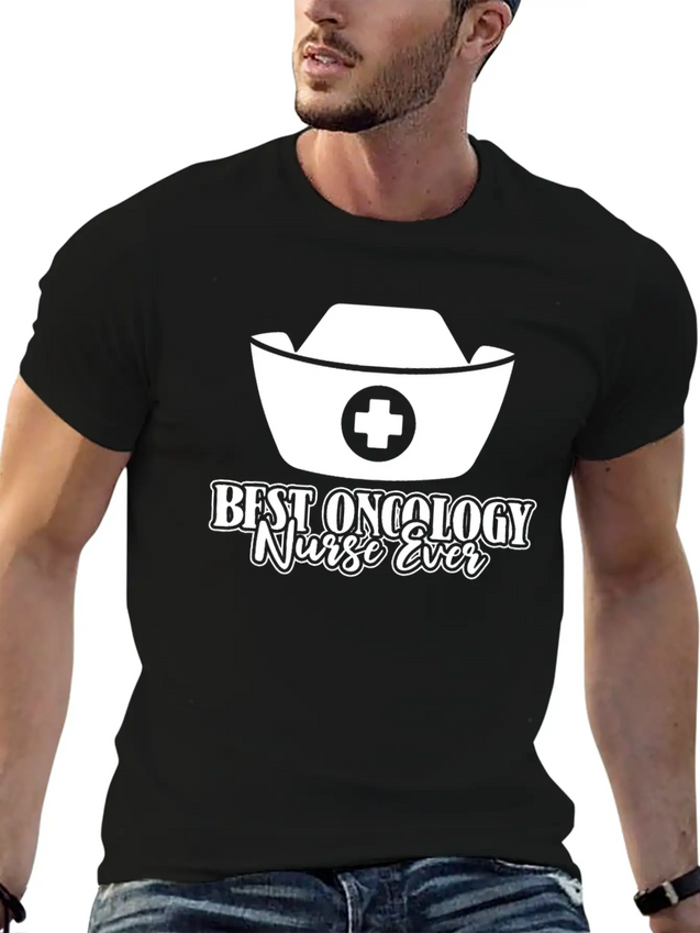 Nurse Nursing Cornette Oncology Nurse Lightweight Cotton T-Shirt – Daily Comfort Graphic Shirt