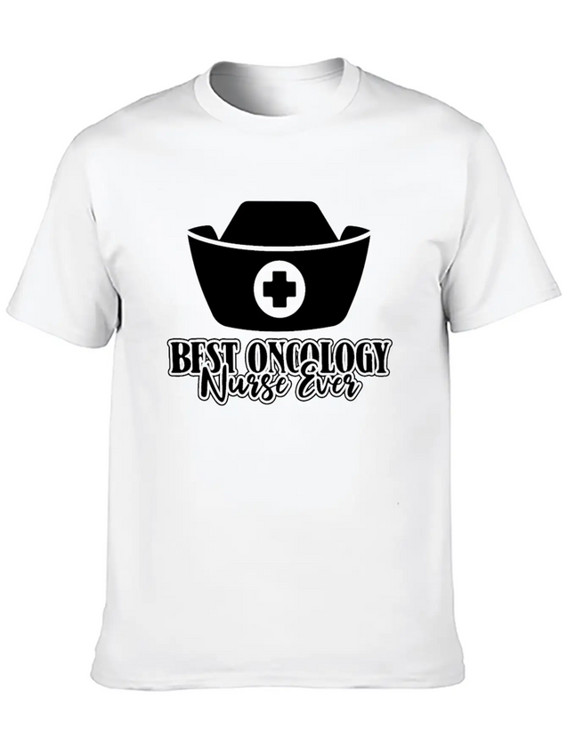 Nurse Nursing Cornette Oncology Nurse Lightweight Cotton T-Shirt – Daily Comfort Graphic Shirt