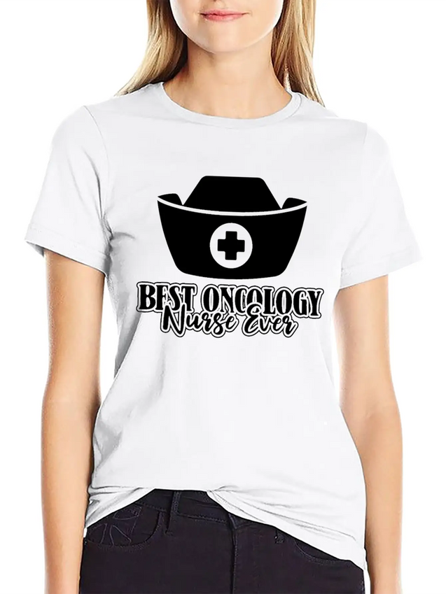 Nurse Nursing Cornette Oncology Nurse Lightweight Cotton T-Shirt – Daily Comfort Graphic Shirt