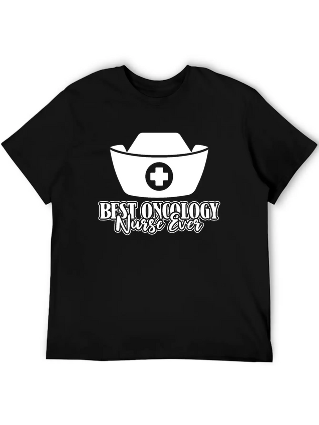 Nurse Nursing Cornette Oncology Nurse Lightweight Cotton T-Shirt – Daily Comfort Graphic Shirt