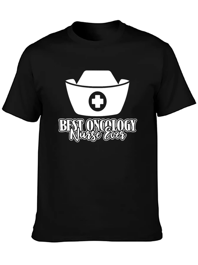 Nurse Nursing Cornette Oncology Nurse Lightweight Cotton T-Shirt – Daily Comfort Graphic Shirt