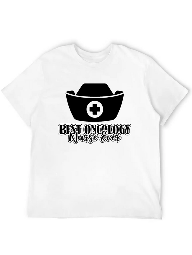Nurse Nursing Cornette Oncology Nurse Lightweight Cotton T-Shirt – Daily Comfort Graphic Shirt