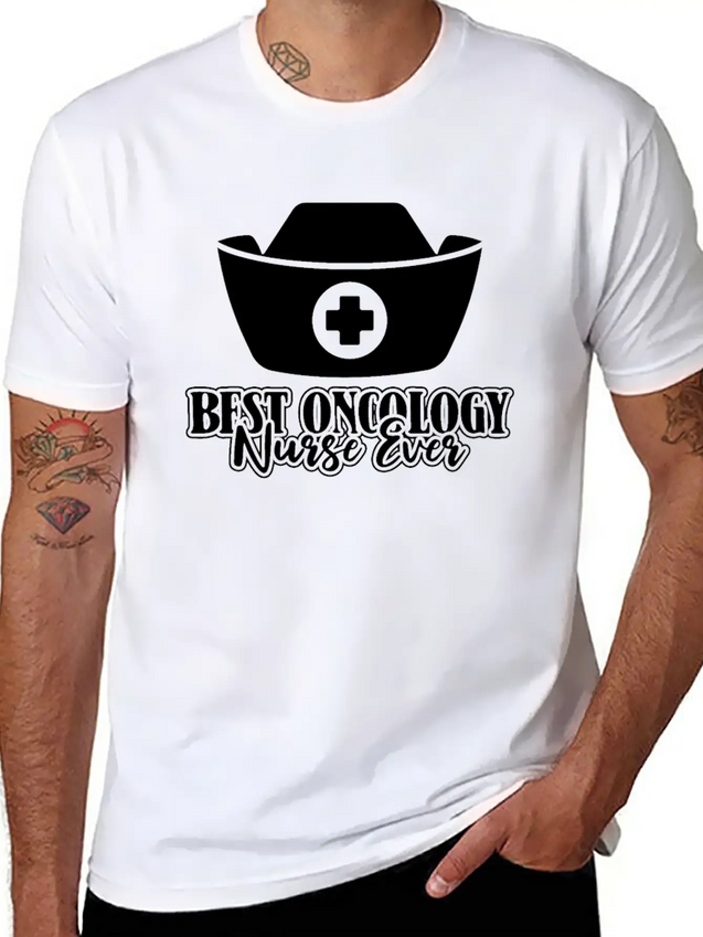 Nurse Nursing Cornette Oncology Nurse Lightweight Cotton T-Shirt – Daily Comfort Graphic Shirt