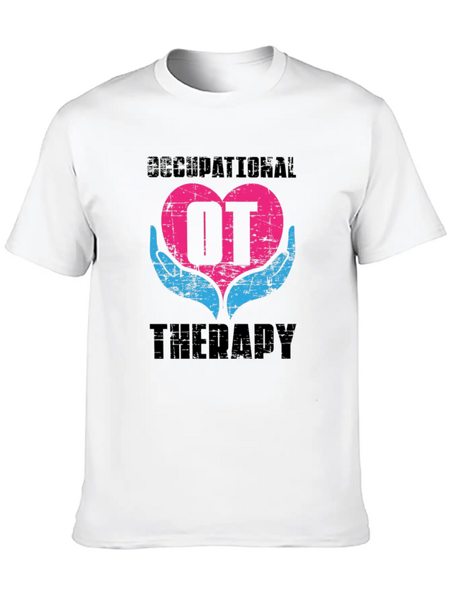Occupational Therapy Lightweight Cotton T-Shirt – Daily Comfort Graphic Shirt