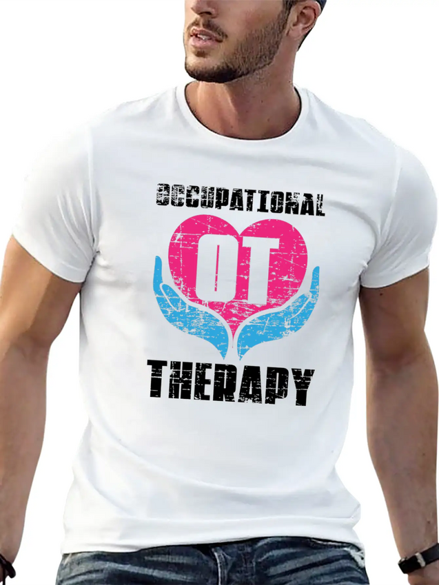 Occupational Therapy Lightweight Cotton T-Shirt – Daily Comfort Graphic Shirt