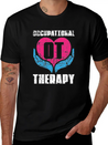 Occupational Therapy Lightweight Cotton T-Shirt – Daily Comfort Graphic Shirt