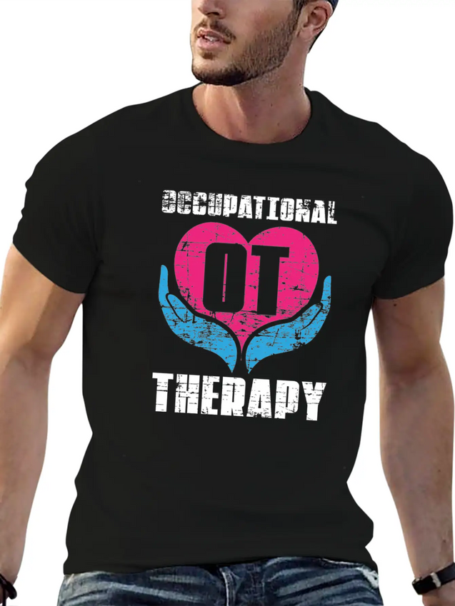 Occupational Therapy Lightweight Cotton T-Shirt – Daily Comfort Graphic Shirt