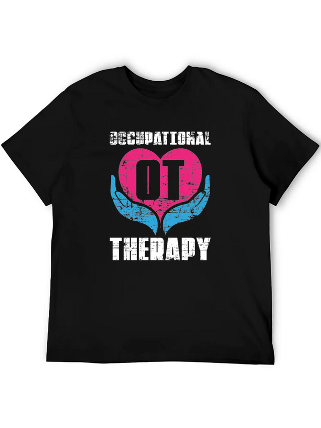 Occupational Therapy Lightweight Cotton T-Shirt – Daily Comfort Graphic Shirt