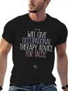 Occupational Therapy Occupational Therapist Saying Lightweight Cotton T-Shirt – Daily Comfort Graphic Shirt