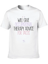 Occupational Therapy Occupational Therapist Saying Lightweight Cotton T-Shirt – Daily Comfort Graphic Shirt