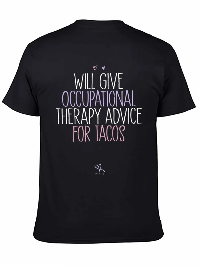 Occupational Therapy Occupational Therapist Saying Lightweight Cotton T-Shirt – Daily Comfort Graphic Shirt