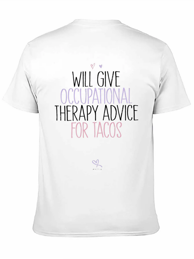 Occupational Therapy Occupational Therapist Saying Lightweight Cotton T-Shirt – Daily Comfort Graphic Shirt